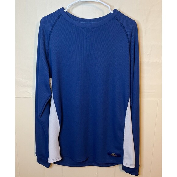 Mossy Oak Other - Mossy Oak Shirt Mens Large Red Henley Thermal Waffle Knit Base Layer Casual Tee